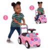 Creativity Car, Ride-on and Push Walker, Pink, Multipack Quantity 1