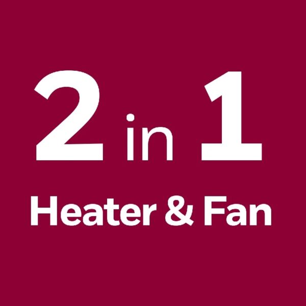 HHF540 Black Turbo Force Power Personal Heater and Fan with Pivoting Head