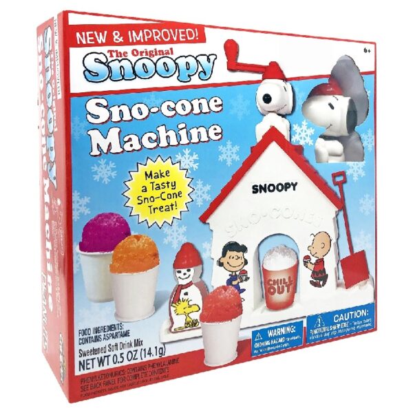 Cra-Z- Art's Original Peanuts Snoopy Sno-Cone Maker with Included Flavor Pack - Ages 6 and up - Multi-colored/Plastic