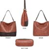 Hobo Bag Purses and Handbags for Women Top Handle Handbags with Zipper
