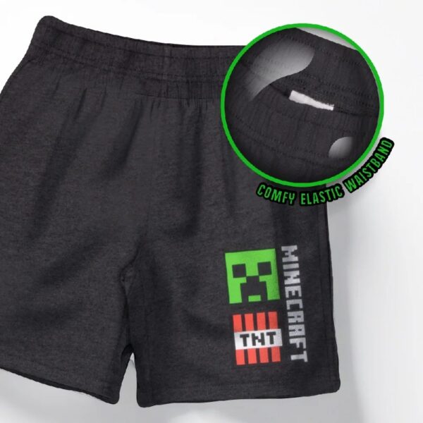 Creeper Boys 3-Piece Set - Short Sleeve Graphic T-Shirt, Shorts & Socks - Complete Summer Outfit for Kids (Sizes 4-16)