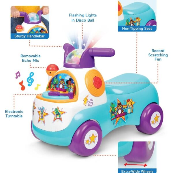 Little People Pink Move N Groove Ride-on with Lights and Sounds