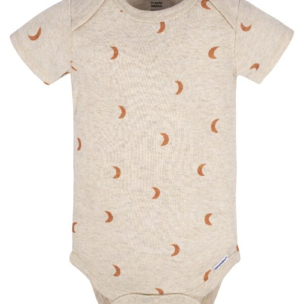 Assorted Short Sleeve Onesies Bodysuits, 8pk (Baby Boy or Baby Girl Unisex)