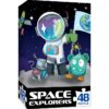 ( 2 Pack ) Space 48 Pieces Interlocking Jigsaw Puzzle for Kids