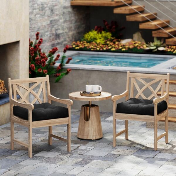 2 PCS 21'' x 21'' Patio Chair Seat Cushion Pads Indoor/Outdoor Turquoise