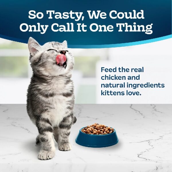 Blue Buffalo  Natural Kitten Dry Cat Food, Chicken and Brown Rice Recipe, 5-lb. Bag