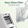 Dehumidifier for Home (280 sq. ft), 37Oz Water tank,Portable and Quiet with Auto Shut Off