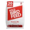 (2 pack) Economy Mix Wild Bird Feed, Value Bird Seed Blend, Dry, 20 lb. Bag