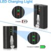 6040mAh 3.65V Rechargeable Ring Camera Replacement Battery Compatible with Ring Video Doorbell 2/3/4/3 Plus/, Spotlight Cam, Stick Up Cam(2 Pack)