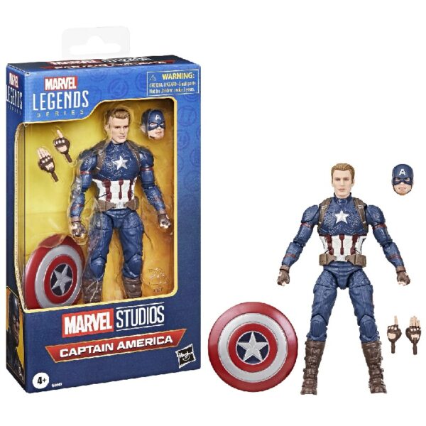 Marvel Legends Series Captain America, Avengers: Endgame Collectible Action Figure (6”)