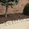 Premium Brown Rubber Mulch Nuggets, 0.8 cu ft