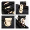 Women Satchel Handbags Top Handle Purse Medium Tote Bag Vegan Leather Shoulder Bag