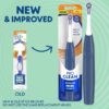 (3 pack) NEW PRO CLEAN Battery Powered Electric Toothbrush for Adults, Soft Bristles,  Blue,  1 Count
