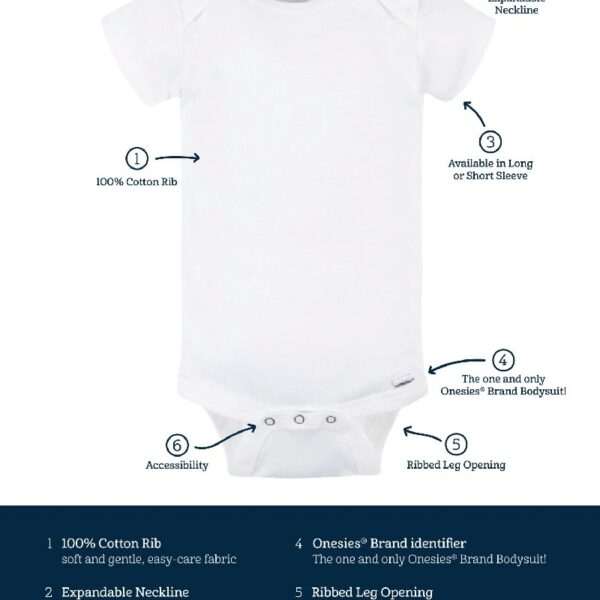 Baby Boy Short Sleeves Onesies Bodysuits, 8-Pack, Sizes Newborn-12M