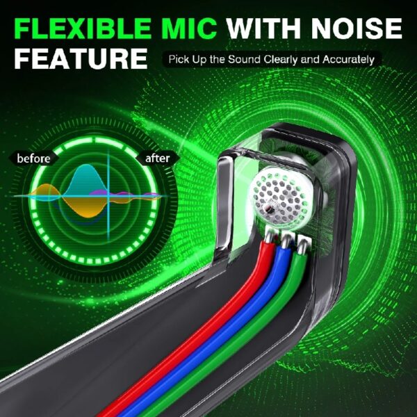 X3 Wireless Gaming Headset for Xbox Series X|S, PS5, PC, Mac – Bluetooth Headphones with Noise Cancelling Mic, 60H Playtime, Low Latency - White