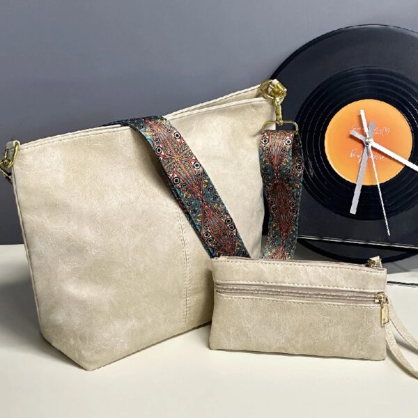 Hobo Bags for Women Crossbody Handbags Guitar Strap Shoulder Bucket Bag Vegan Leather Purse Trendy Boho Tote Purses