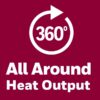 360 Surround Space Heater, Black, HHF360V
