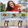 1080P Digital Camera 16X Digital Zoom Compact Point and Shoot Camera Portable Small Camera Starter Camera for Teens Students Boys Girls Seniors(Green)