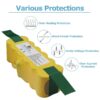 14.4V NiCD Replacement Battery Compatible with Roomba 500 600 700 Series APS 555 595 620 630 650 660 790