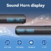 S20L Sound Bars for TV, 3D Surround Sound System TV Sound Bar, 2.1 ch Home Theater Audio with Built-in Subwoofer,50W TV Speakers | HDMI ARC, Bluetooth, Optical, RCA, USB & AUX Wall Mountable