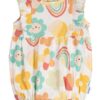 Brand Baby Girl Ruffle Sleeve Rompers, 3-Pack, Sizes, 0/3 Months - 24 Months