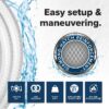 TASTEPURE 50-Foot RV Drinking Water Hose - Lead-Free, PVC, White (22793)