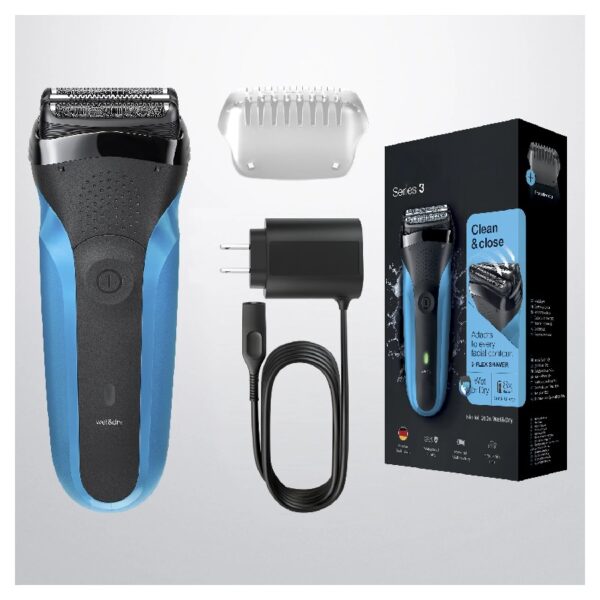 Series 3 Electric Razor for Men, Rechargeable Wet Dry Shaver, 310s