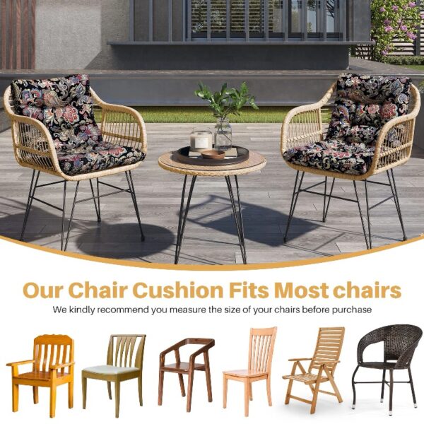 42” x 21” Hawaii Back Chair Outdoor Seating Cushions, Durable Polyester