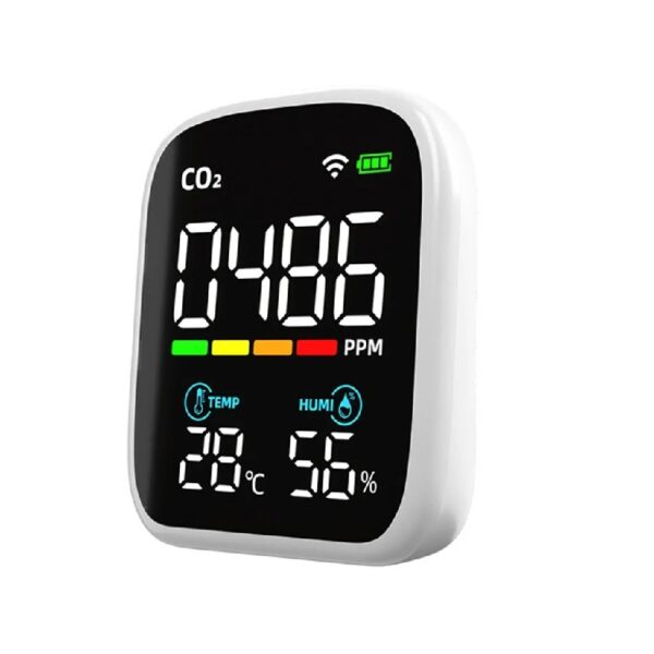 Air Quality Monitor Indoor Air Quality Meter Detects PM2.5 PM-1.0 PM10- HCHO