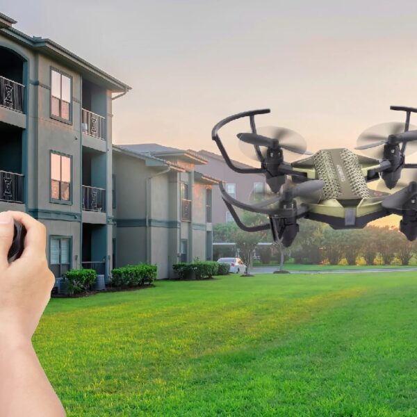 VA-2080 Compact Micro Drone- Color Green- 4 inches- 8 years and older