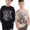 Boys' Grave Digger Graphic Tee and Shorts Set, 2-Piece, Sizes 4-10