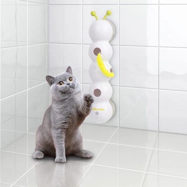Aodebiao Cat Toy, 2025 Upgraded Caterpillar Smart Cat Toy, Smart Motion Cat Toys with Worm Design, Interactive Caterpillar Cat Toys, Promotes Exercise & Mental Stimulation