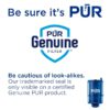 PLUS Faucet Mount Water Filtration System, Horizontal, Black/Chrome, PFM200B