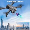 Drone with Camera for Adults Kids, Dual 4K HD Mini FPV RC Quadcopter for Kids Beginners