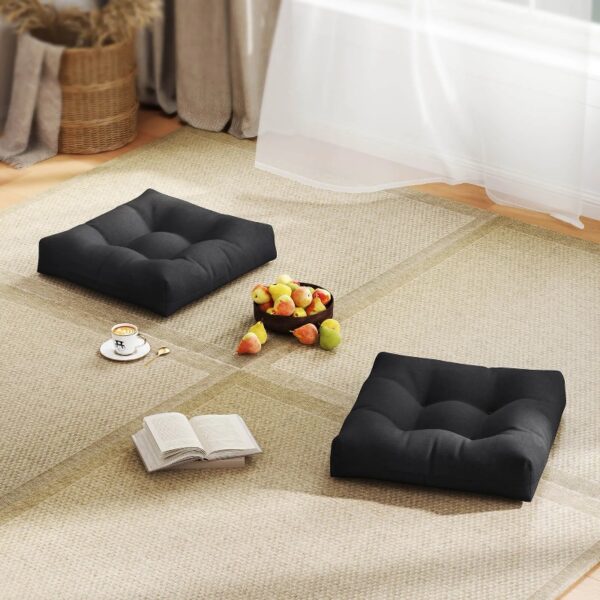 2 PCS 21'' x 21'' Patio Chair Seat Cushion Pads Indoor/Outdoor Turquoise