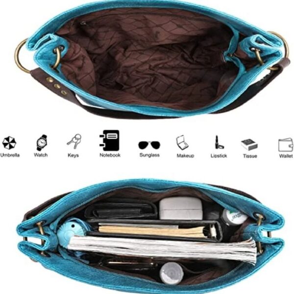Hobo Bag Purses and Handbags for Women Top Handle Handbags with Zipper