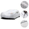 Heavy Duty Waterproof Full Car Cover All Weather Protection Outdoor Indoor Use UV Dustproof for Auto,SUV,Sedan