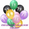 12 Pack 18Th Birthday Party Balloons Latex Pink Eighteenth
