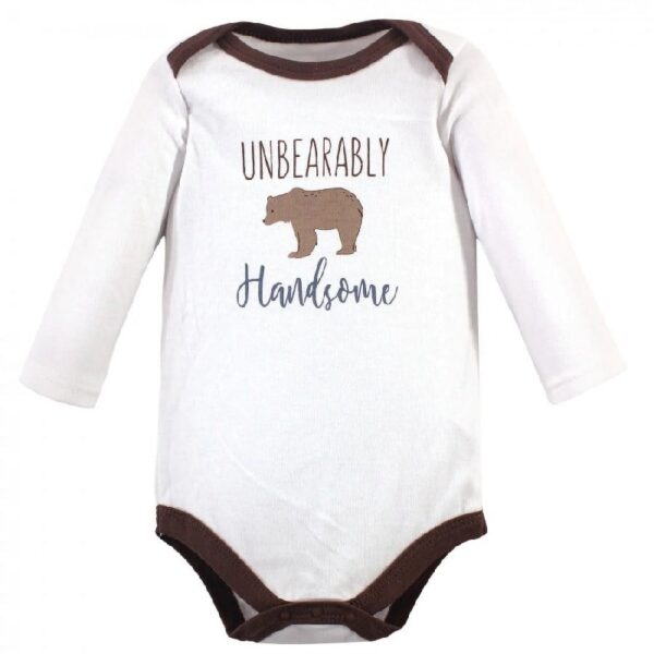 Cotton Long-Sleeve Bodysuits, 5-Pack, Newborn- 24 Months