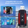 Universal Portable Wireless Apple Carplay Android Auto Adapter Dongle In Car