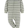 Baby and Toddler Neutral Microfleece Blanket Sleeper Pajamas, 3-Pack, Sizes 0/3M-5T