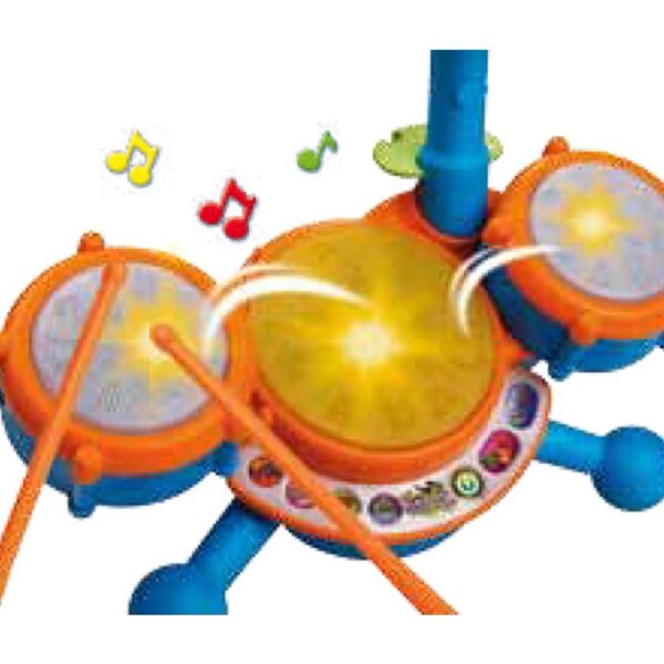 KidiBeats Drum Set with Accessories, Baby and Toddler Toys