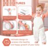 Baby Balance Bike, Toddler Baby Bicycle with 4 Wheels for 10-36 Months, Adjustable Handlebar Baby Outdoor Bike Riding Toy, First B-day Gift