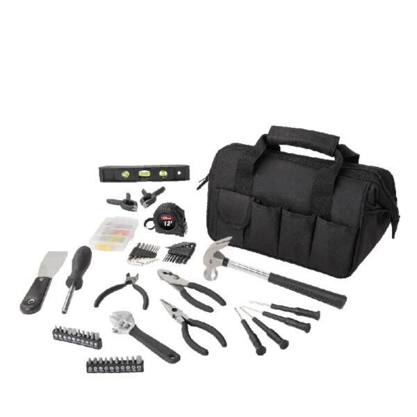89-Piece Black Household Tool Set, New