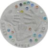Large DIY Stepping Stone Kit, Handprint Stepping Stone, Mother's Day Gift, Footprint Stepping Stone (14 Inch)