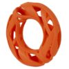 Air Fetch Wheel Durable Rubber Frisbee Disc Dog Toy, Orange, 8