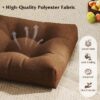 2 PCS 21'' x 21'' Patio Chair Seat Cushion Pads Indoor/Outdoor Turquoise