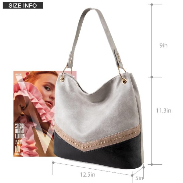 Hobo Bag Purses and Handbags for Women Top Handle Handbags with Zipper