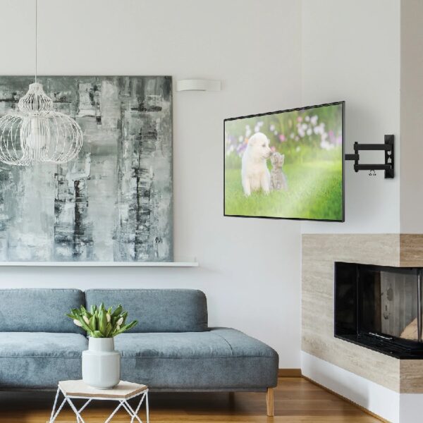 Full Motion TV Wall Mount with Swivel Arm for 28