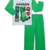 Spiderman Boys Long Sleeve Top and Pants Pajama Set, 2-Piece, Sizes 4-12
